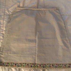 Tommy Hilfiger Sz 12 Tan Cotton Skirt